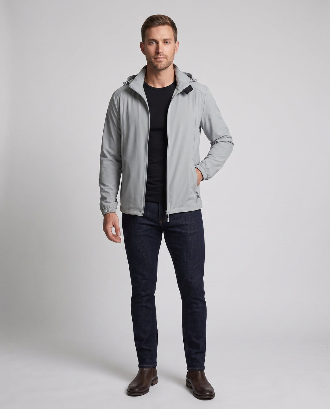 Theo - Water-Repellent Hooded Jacket