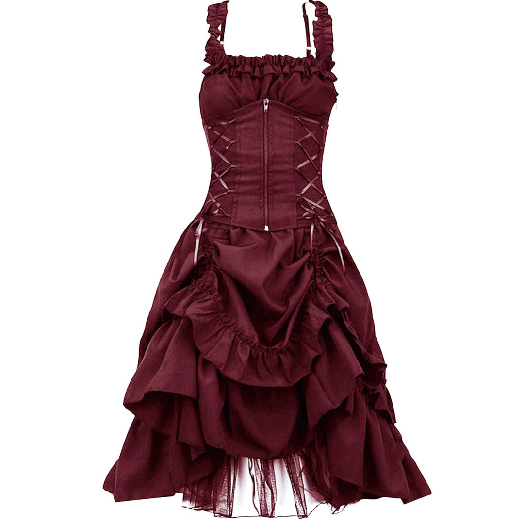 Women's gothic Lolita Halloween costume, styled shot